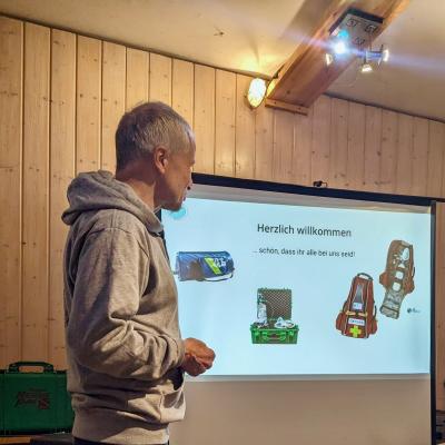 Willkommenspräsentation zum Sauerstofftag