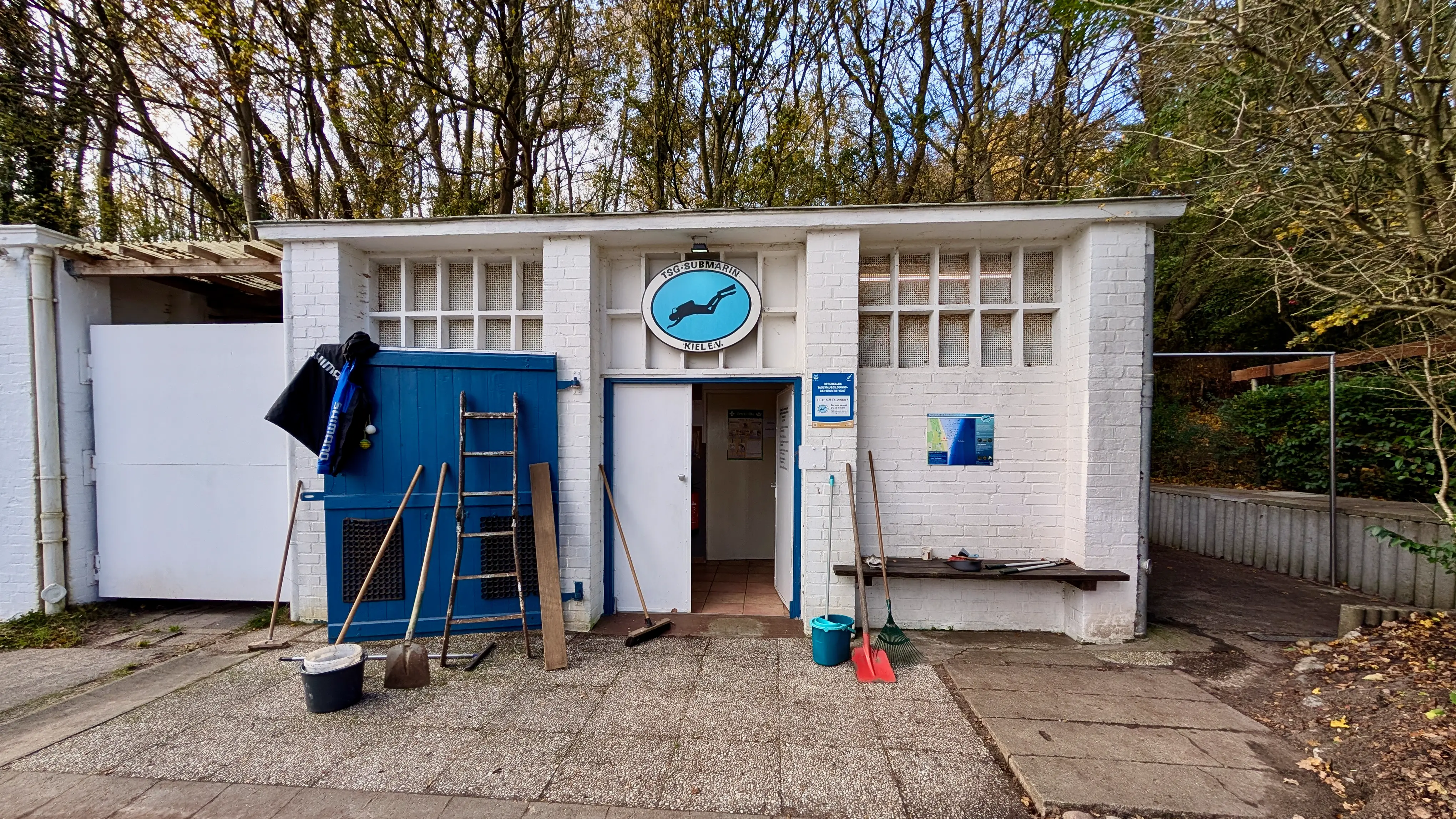 Bild vom Vereinsheim zum Herbstputz 2025