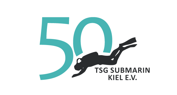 Das frühe Logo der Tauchsportgruppe Submarin - 50 Jahre Logo